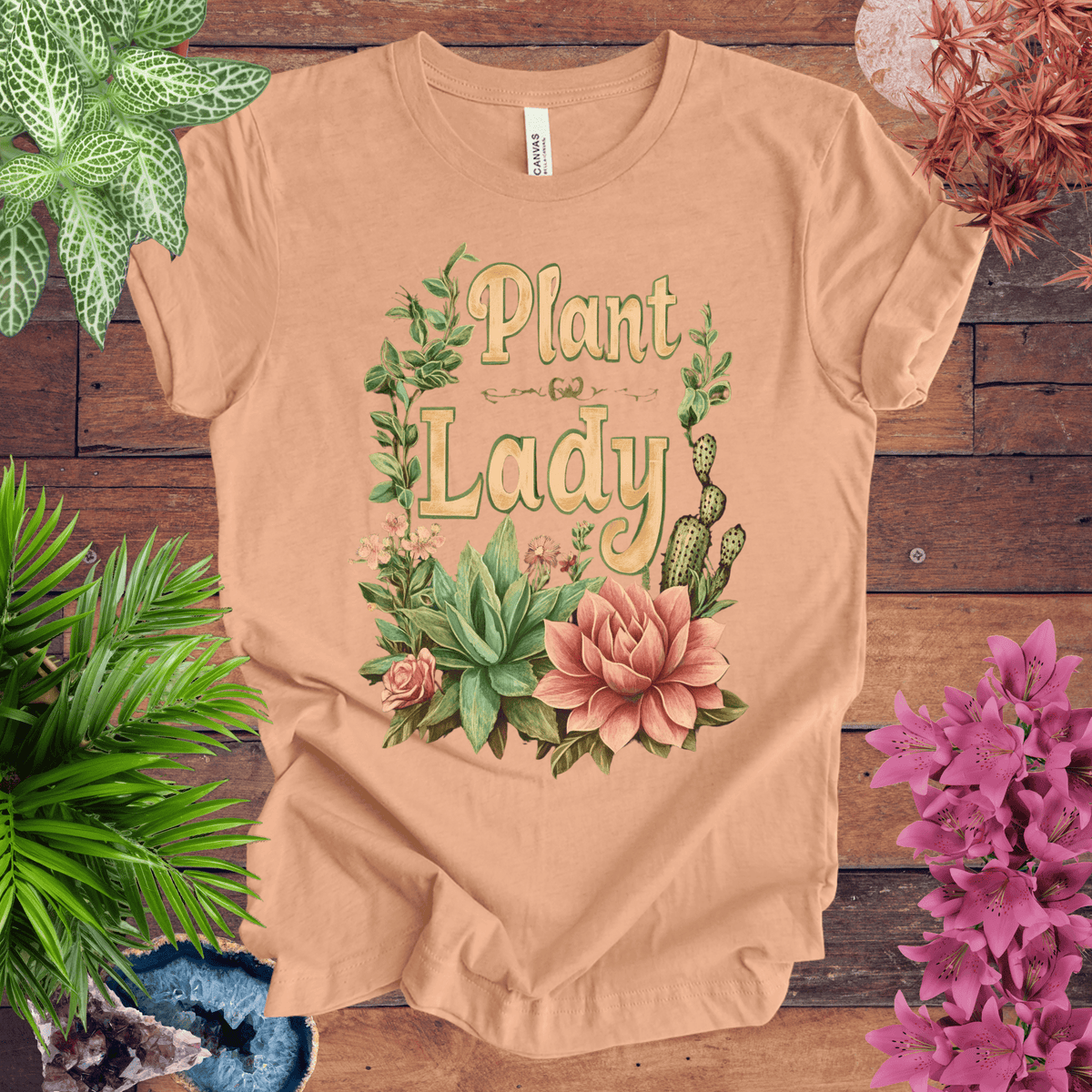 Plant Lady T-Shirt Gift For Plant Lover