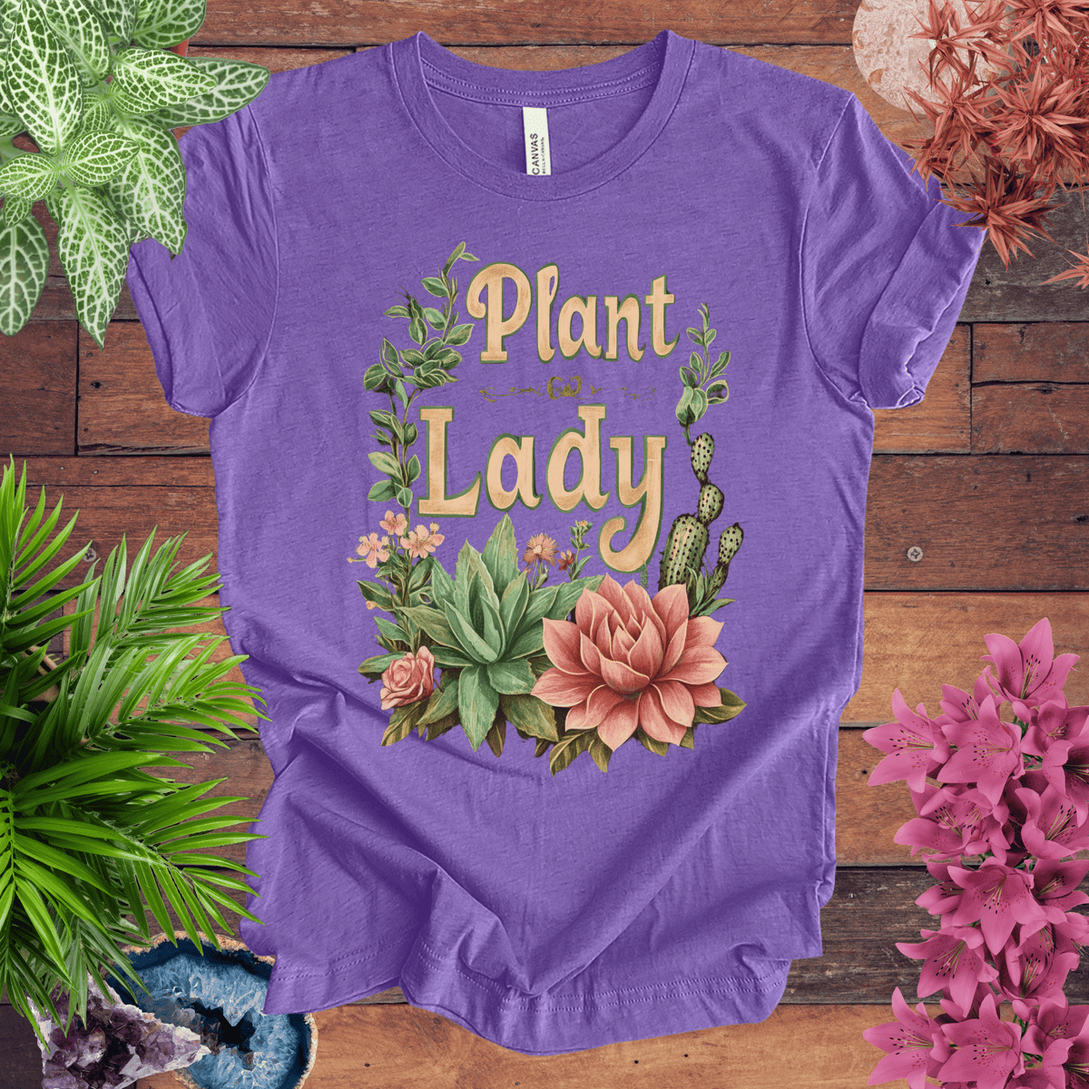 Plant Lady T-Shirt Gift For Plant Lover