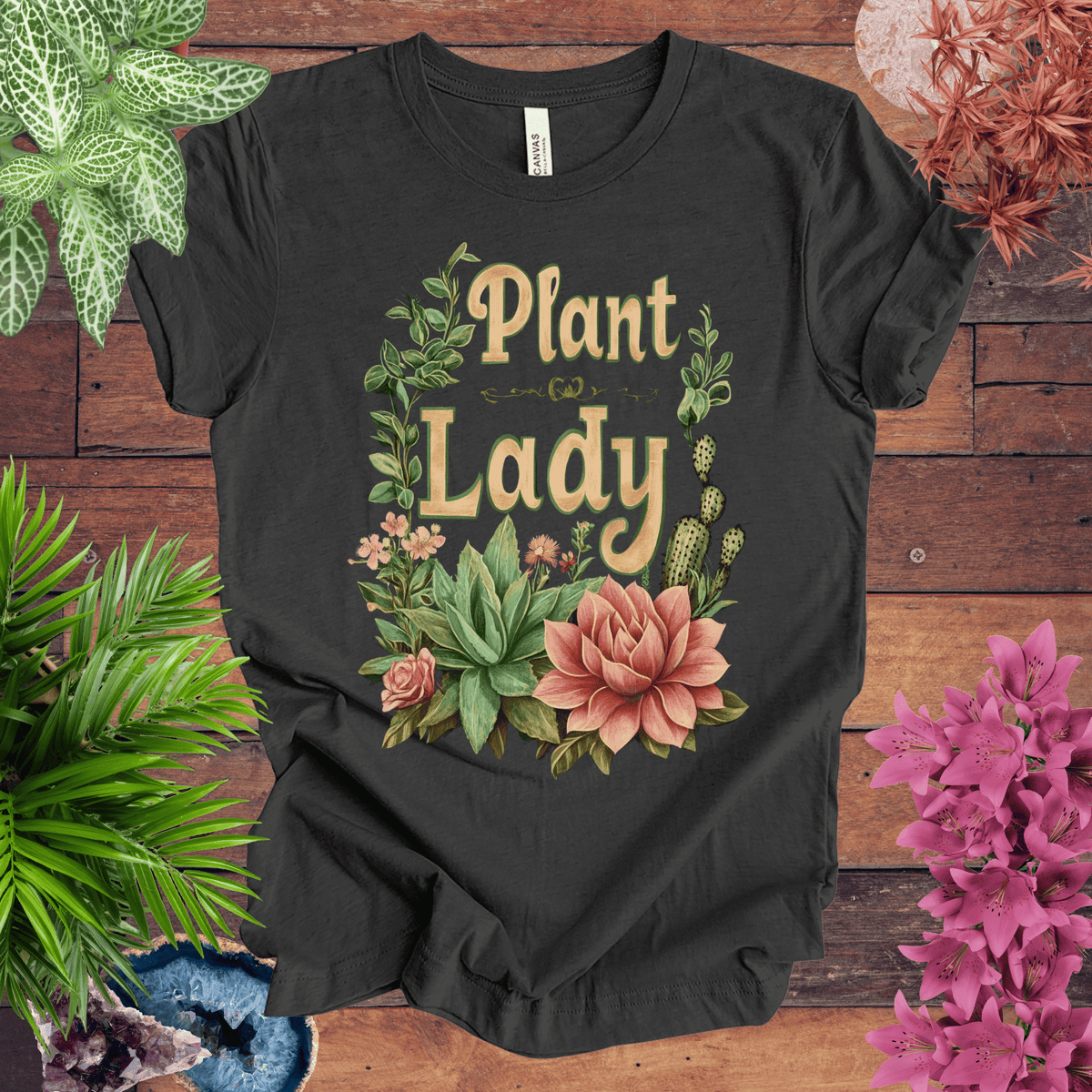 Plant Lady T-Shirt Gift For Plant Lover