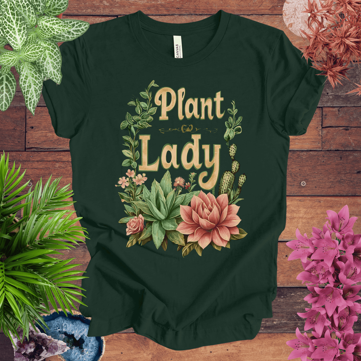 Plant Lady T-Shirt Gift For Plant Lover
