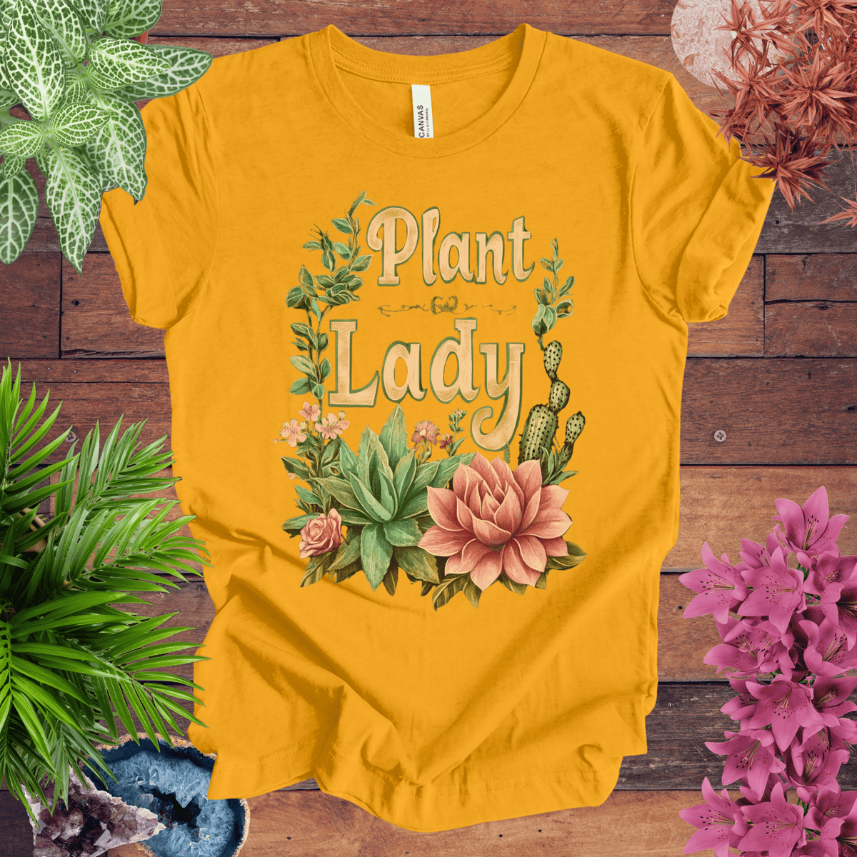Plant Lady T-Shirt Gift For Plant Lover
