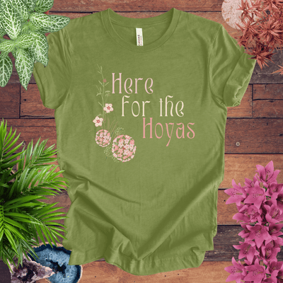 Here for the Hoyas T-Shirt Gift For Plant Lover