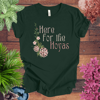 Here for the Hoyas T-Shirt Gift For Plant Lover