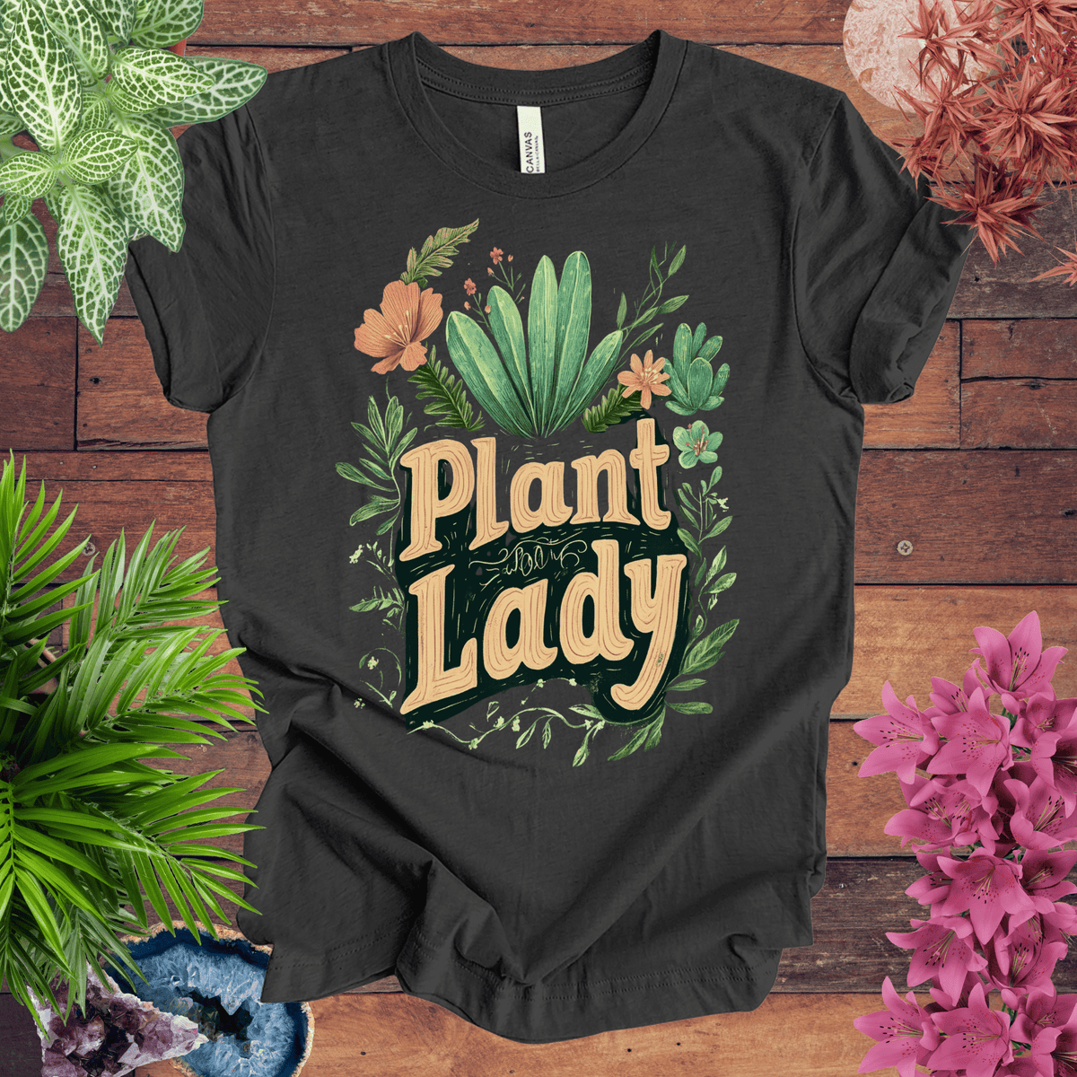 Plant Lady T-Shirt Gift For Plant Lover