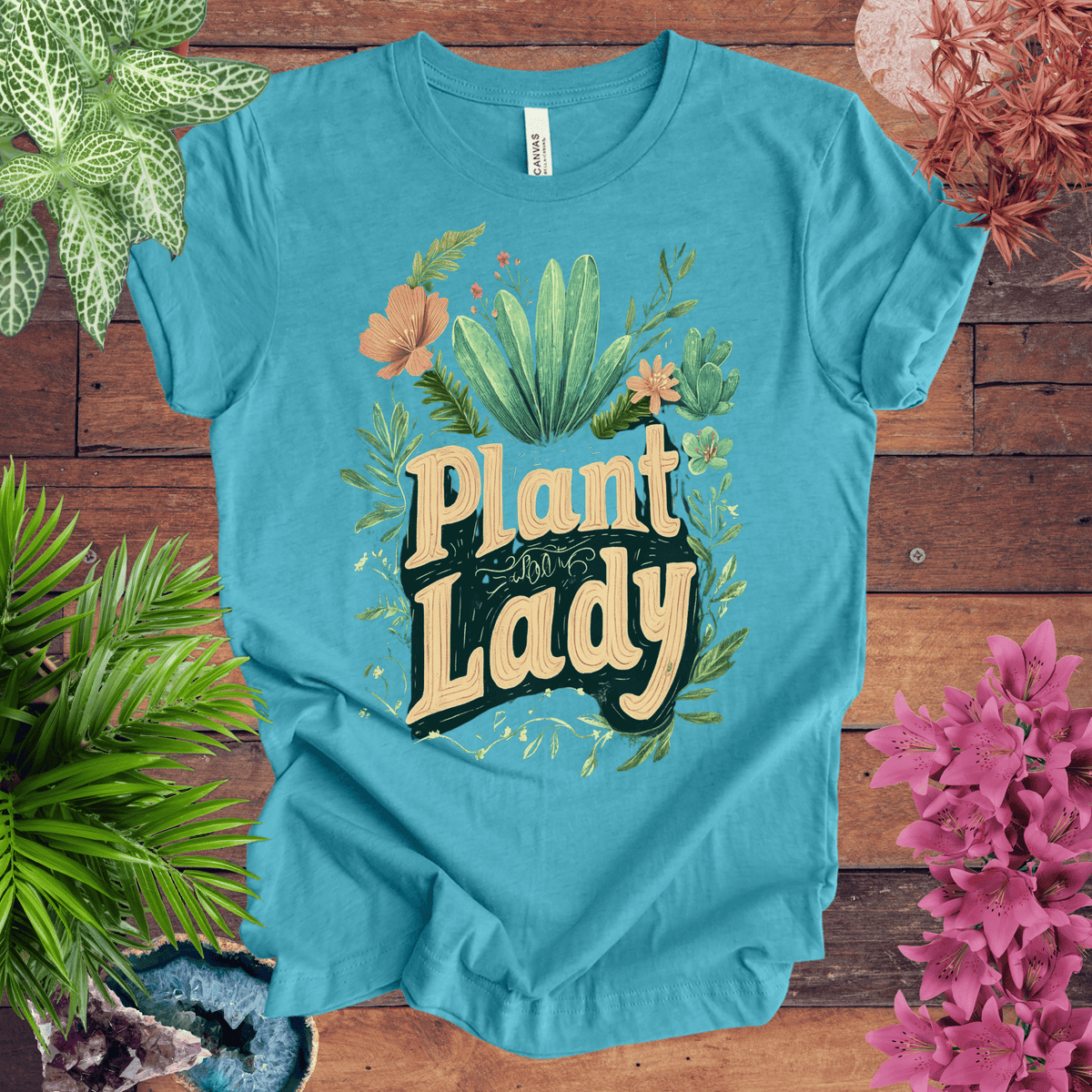 Plant Lady T-Shirt Gift For Plant Lover