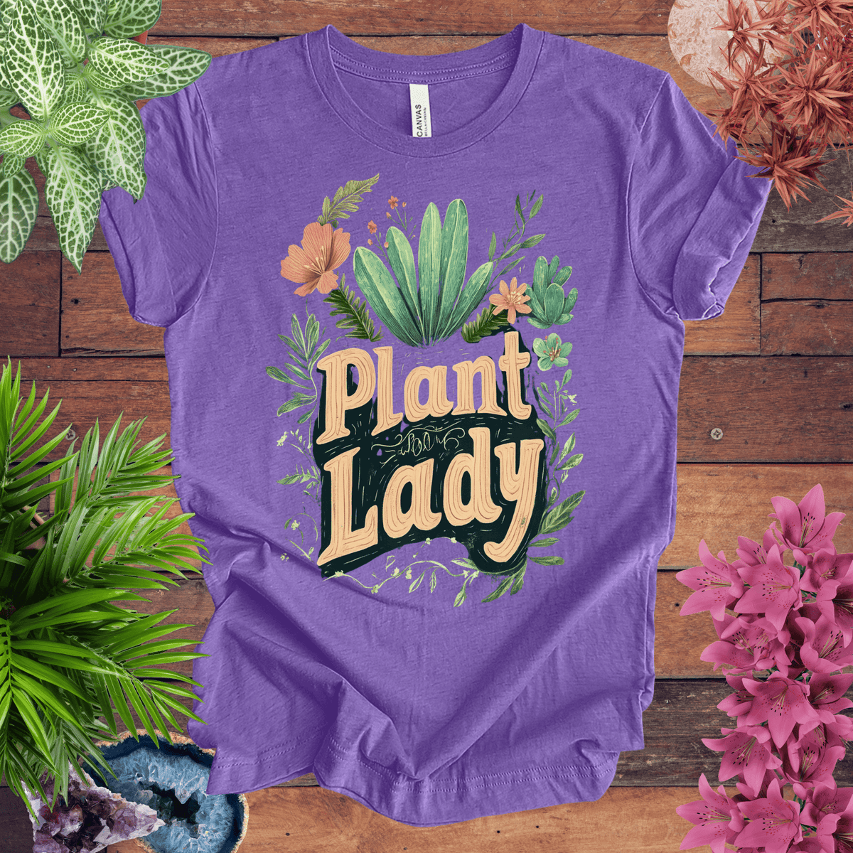 Plant Lady T-Shirt Gift For Plant Lover