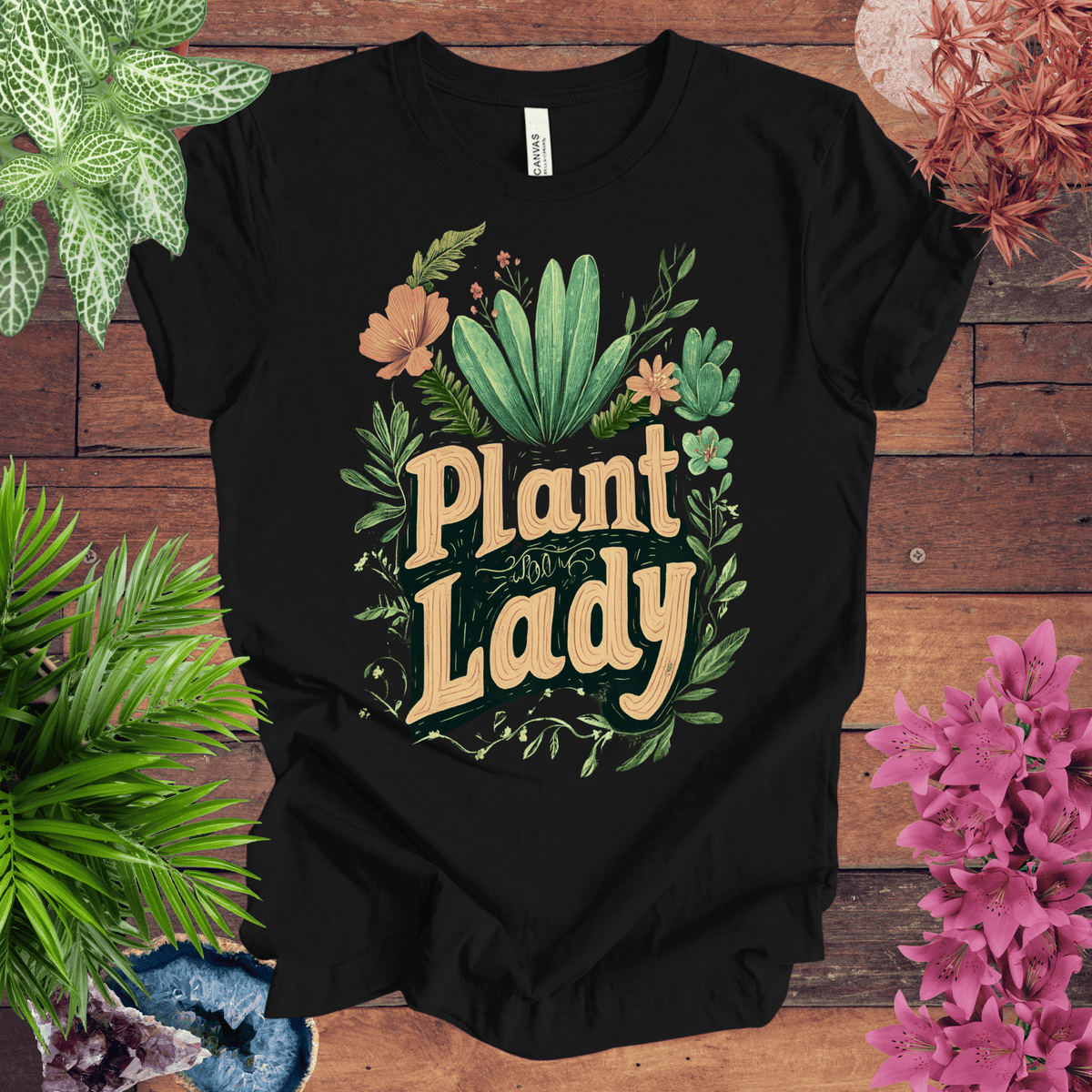 Plant Lady T-Shirt Gift For Plant Lover