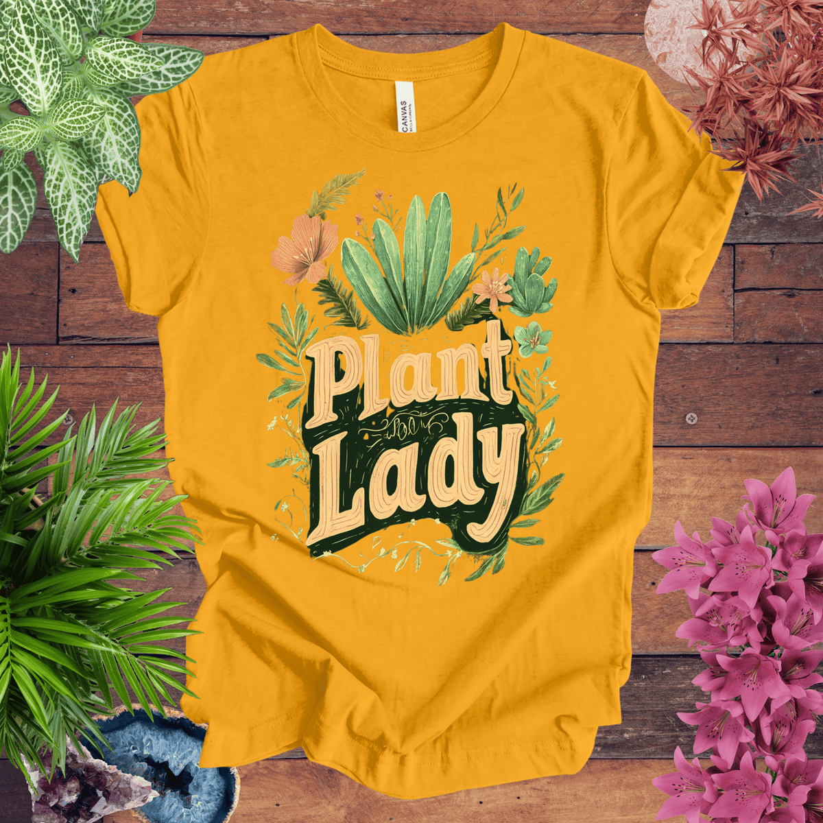 Plant Lady T-Shirt Gift For Plant Lover