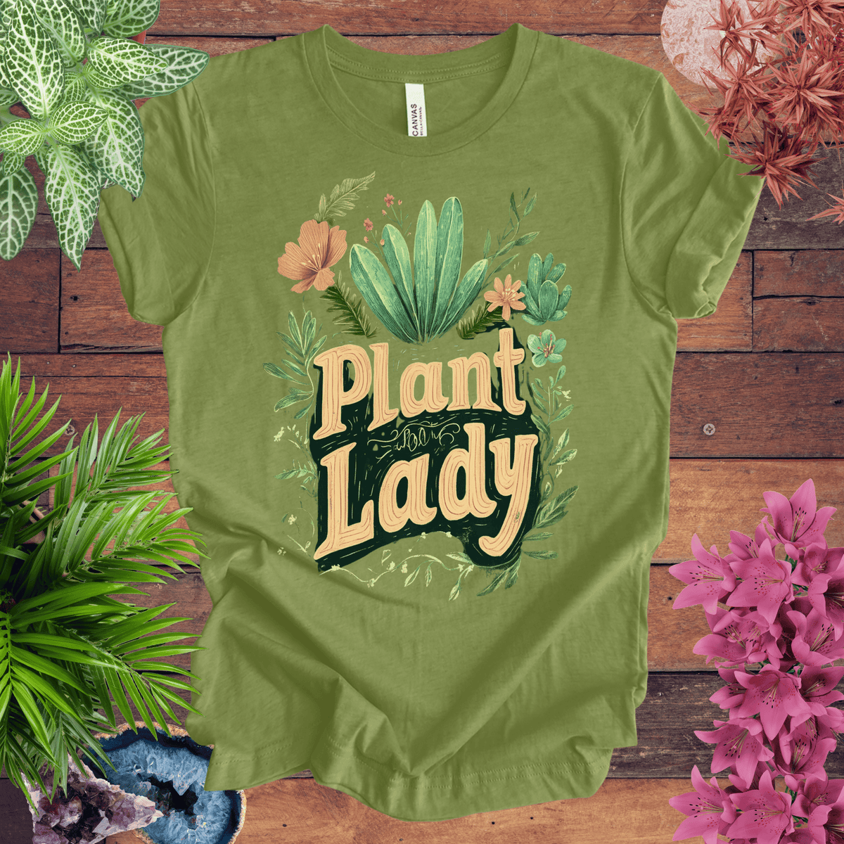 Plant Lady T-Shirt Gift For Plant Lover