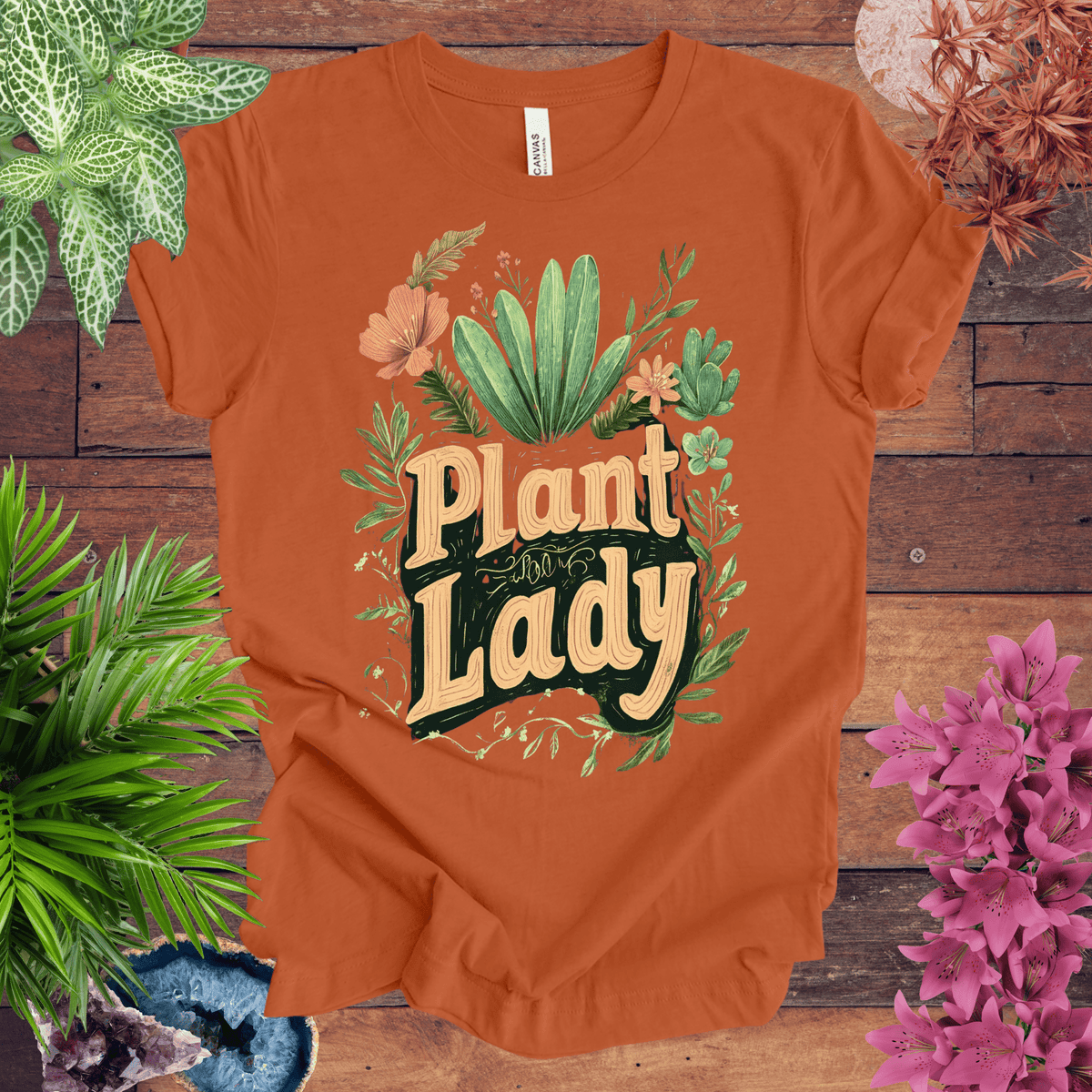 Plant Lady T-Shirt Gift For Plant Lover