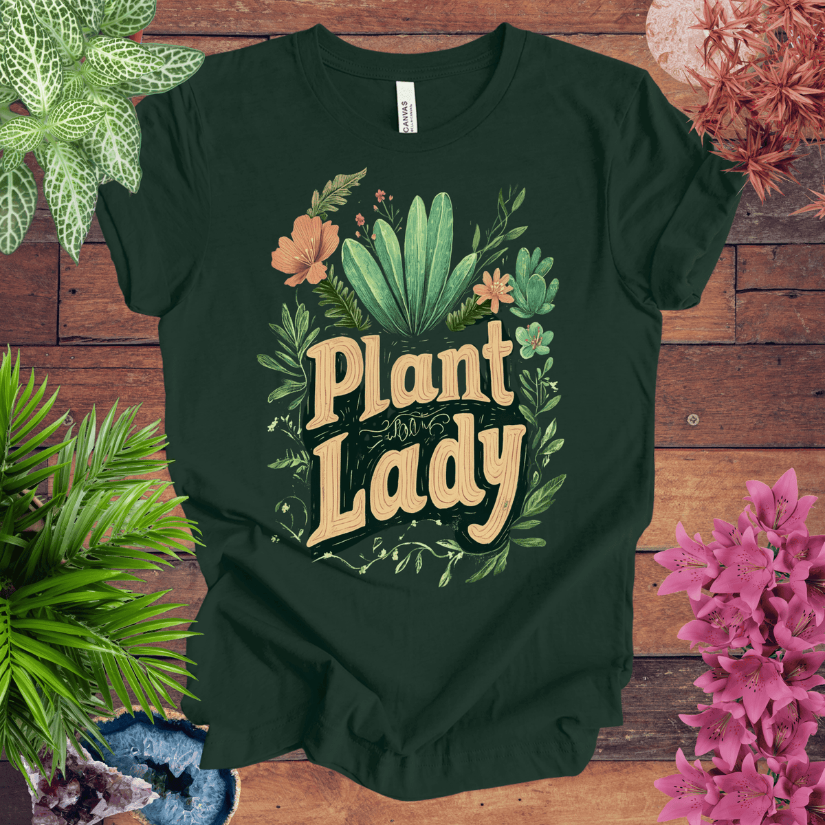 Plant Lady T-Shirt Gift For Plant Lover