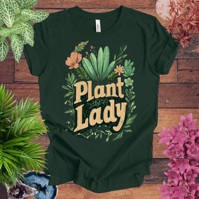 Plant Lady T-Shirt Gift For Plant Lover