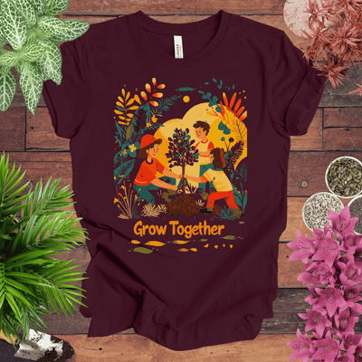Grow Together T-Shirt Gift For Plant Lover