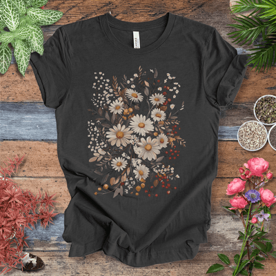 Rustic Daisy Bouquet Vintage T-Shirt Gift For Plant Lover
