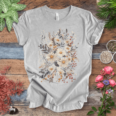 Rustic Daisy Bouquet Vintage T-Shirt Gift For Plant Lover