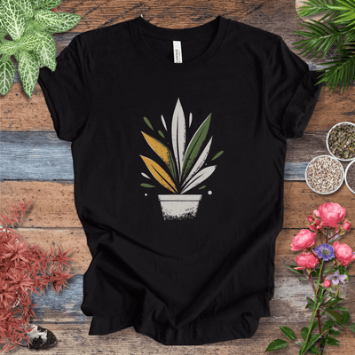 Retro Potted Plant T-Shirt Gift For Plant Lover