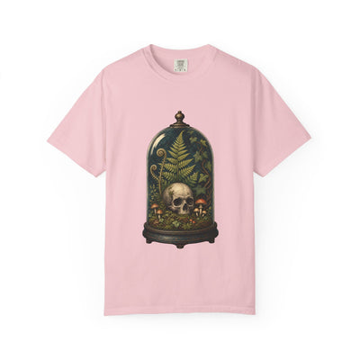 Skull Terrarium Fern T-Shirt - Gothic Houseplant Art Gift For Plant Lover