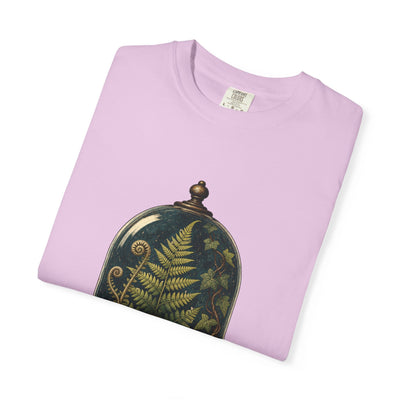 Skull Terrarium Fern T-Shirt - Gothic Houseplant Art Gift For Plant Lover