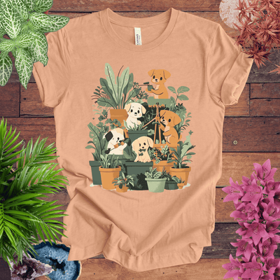 Puppy Plant Squad T-Shirt Gift For Plant Lover