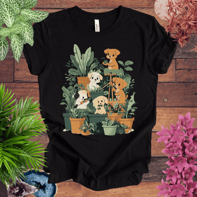 Puppy Plant Squad T-Shirt Gift For Plant Lover