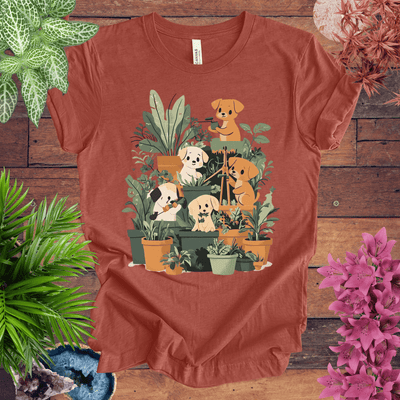 Puppy Plant Squad T-Shirt Gift For Plant Lover