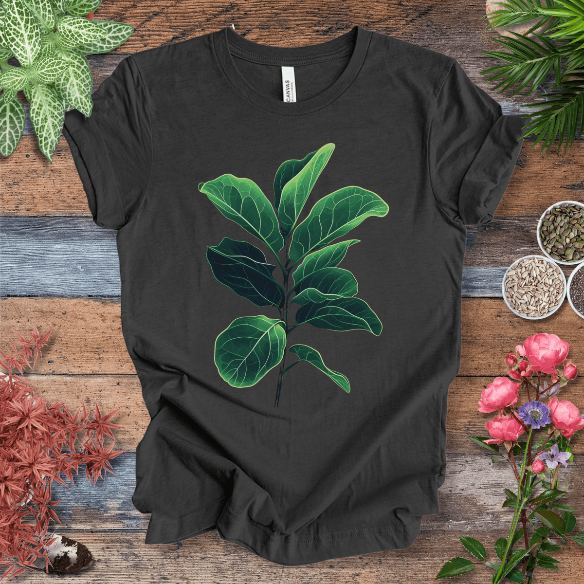 Radiant Fiddle Leaf Glow T-Shirt Gift For Plant Lover