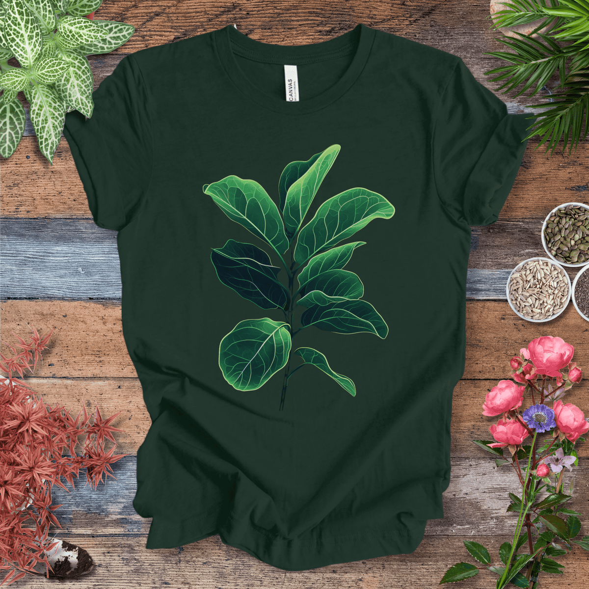Radiant Fiddle Leaf Glow T-Shirt Gift For Plant Lover