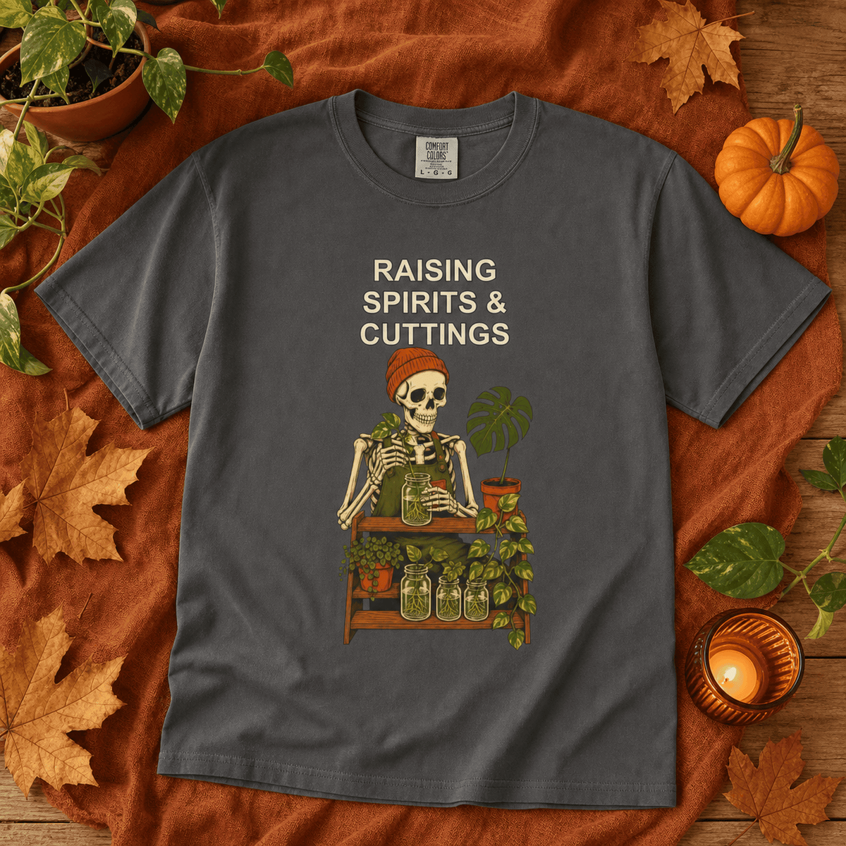 Skeleton Propagation Halloween Shirt - Plant Lover Tee Gift For Plant Lover