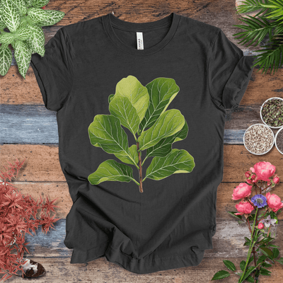 Realistic Fiddle Leaf Fig T-Shirt Gift For Plant Lover