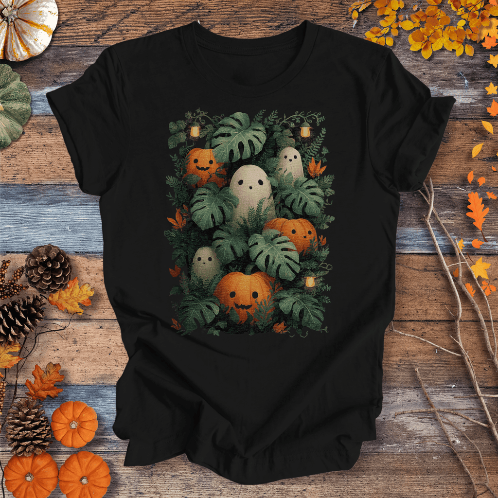 Pumpkin Vibes Fall T-Shirt | Botanical Vibes Plant Lover Tee Gift For Plant Lover