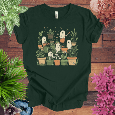 Ghostly Greenery T-Shirt Gift For Plant Lover