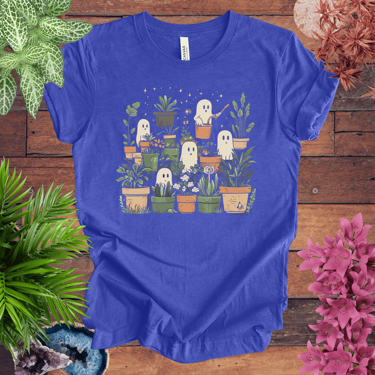 Ghostly Greenery T-Shirt Gift For Plant Lover