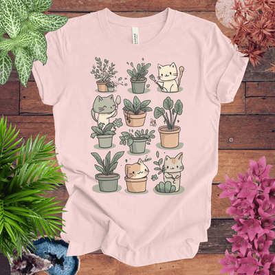 Mischievous Kitties Garden Helpers T-Shirt Gift For Plant Lover
