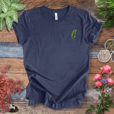 Minimal Tropical Banana Leaf T-Shirt Gift For Plant Lover