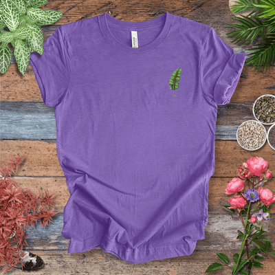 Minimal Tropical Banana Leaf T-Shirt Gift For Plant Lover