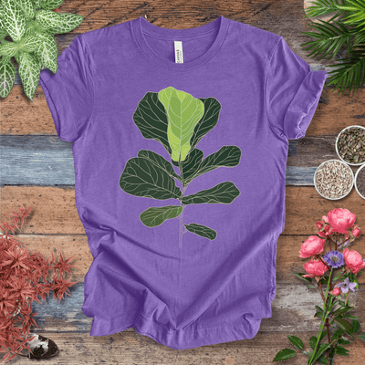 Modern Minimalist Fiddle Leaf T-Shirt Gift For Plant Lover