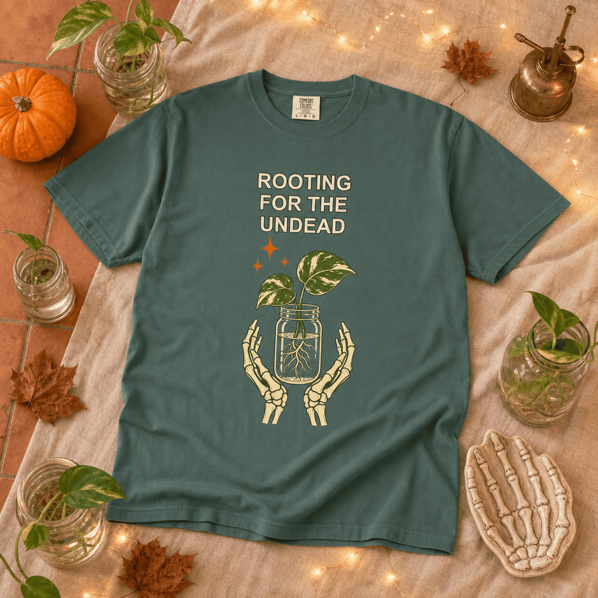 Skeleton Propagation Shirt - Halloween Plant Tee Gift For Plant Lover