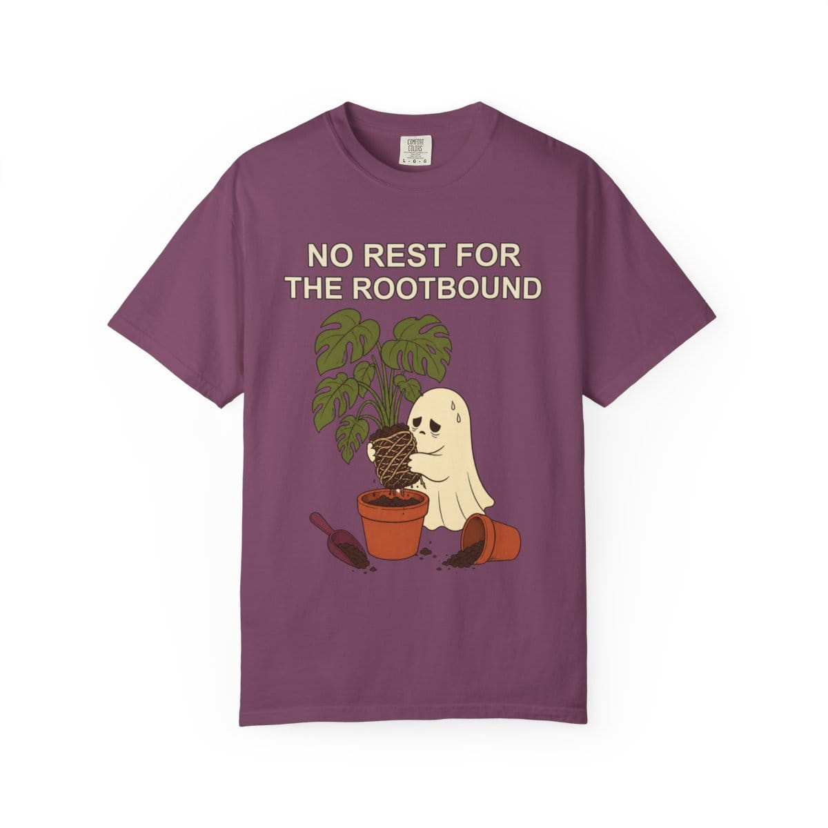 Rootbound Ghost Halloween Shirt - Funny Plant Tee Gift For Plant Lover