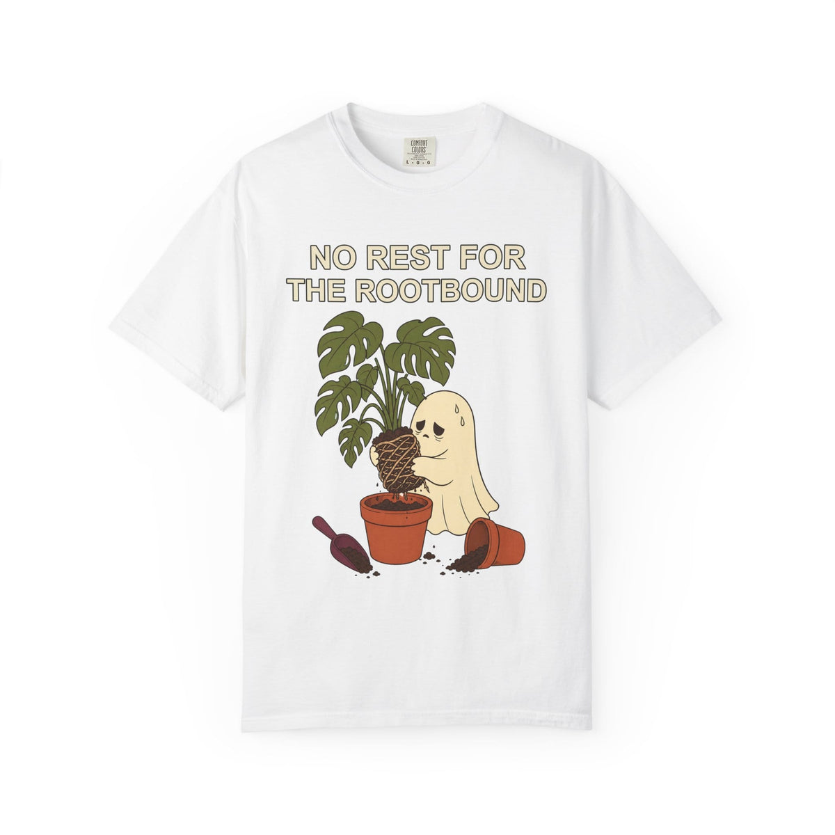 Rootbound Ghost Halloween Shirt - Funny Plant Tee Gift For Plant Lover