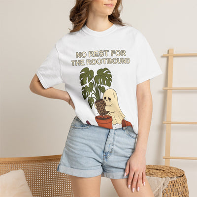 Rootbound Ghost Halloween Shirt - Funny Plant Tee Gift For Plant Lover