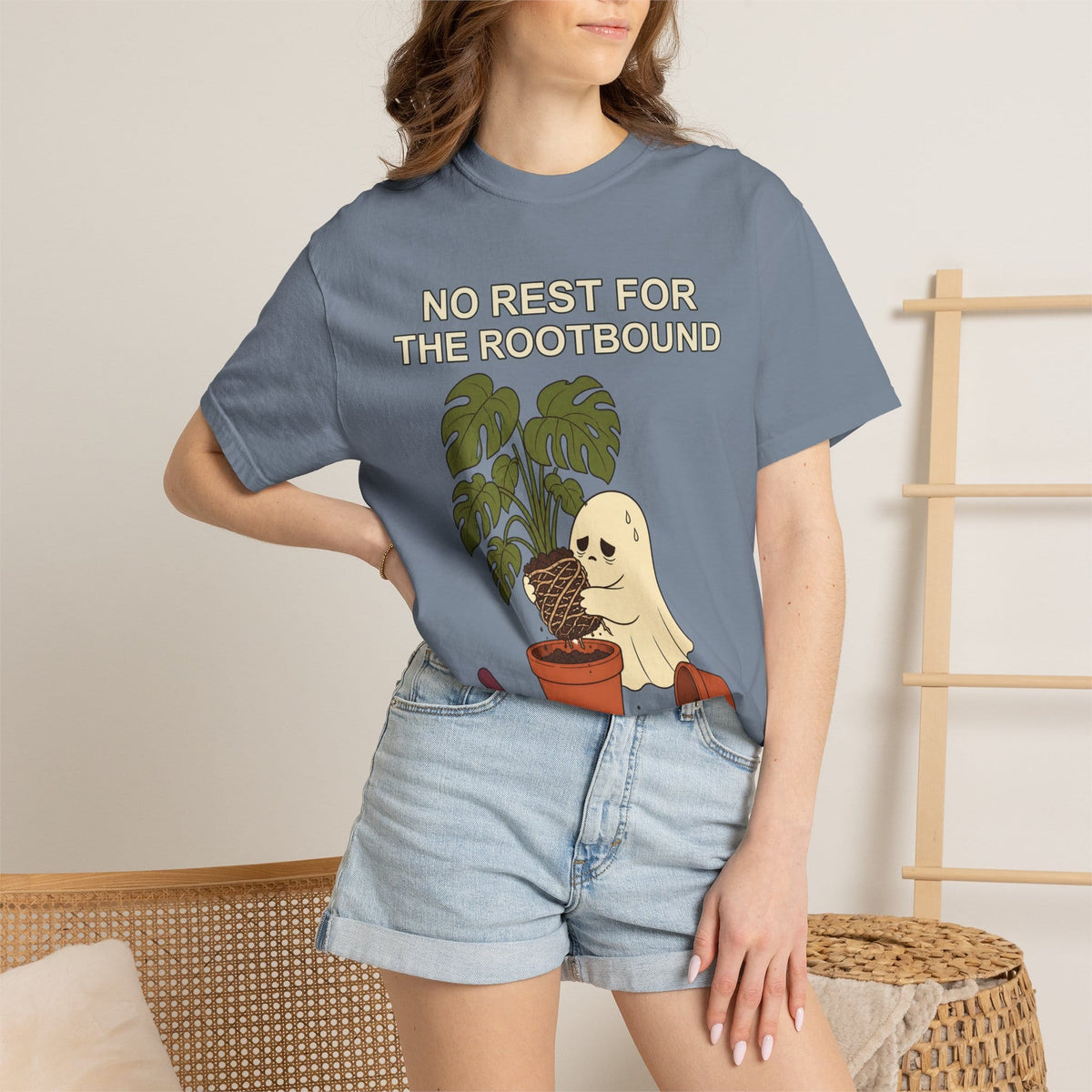 Rootbound Ghost Halloween Shirt - Funny Plant Tee Gift For Plant Lover