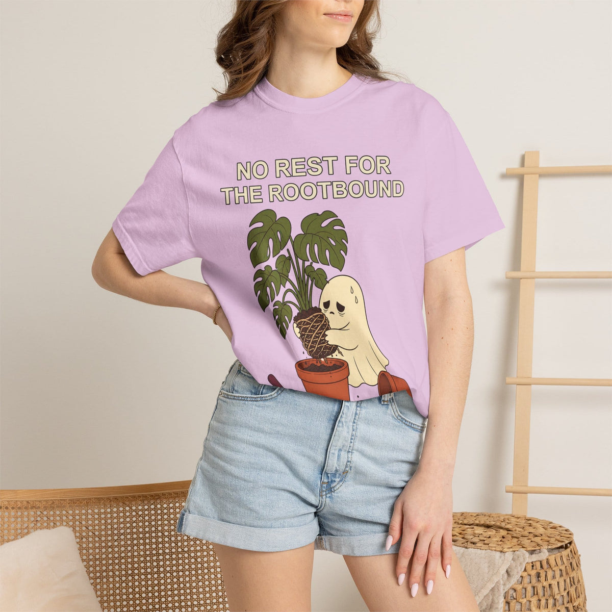 Rootbound Ghost Halloween Shirt - Funny Plant Tee Gift For Plant Lover