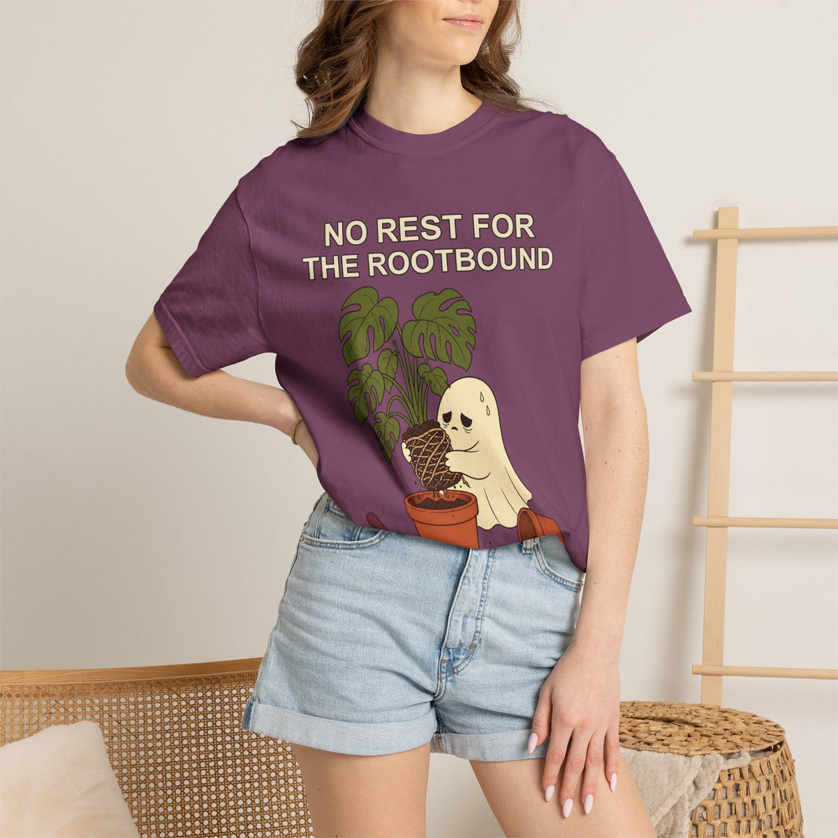 Rootbound Ghost Halloween Shirt - Funny Plant Tee Gift For Plant Lover
