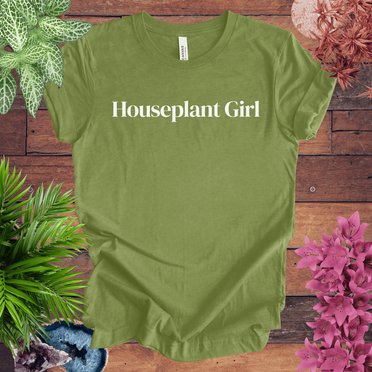 Houseplant Girl T-Shirt Gift For Plant Lover