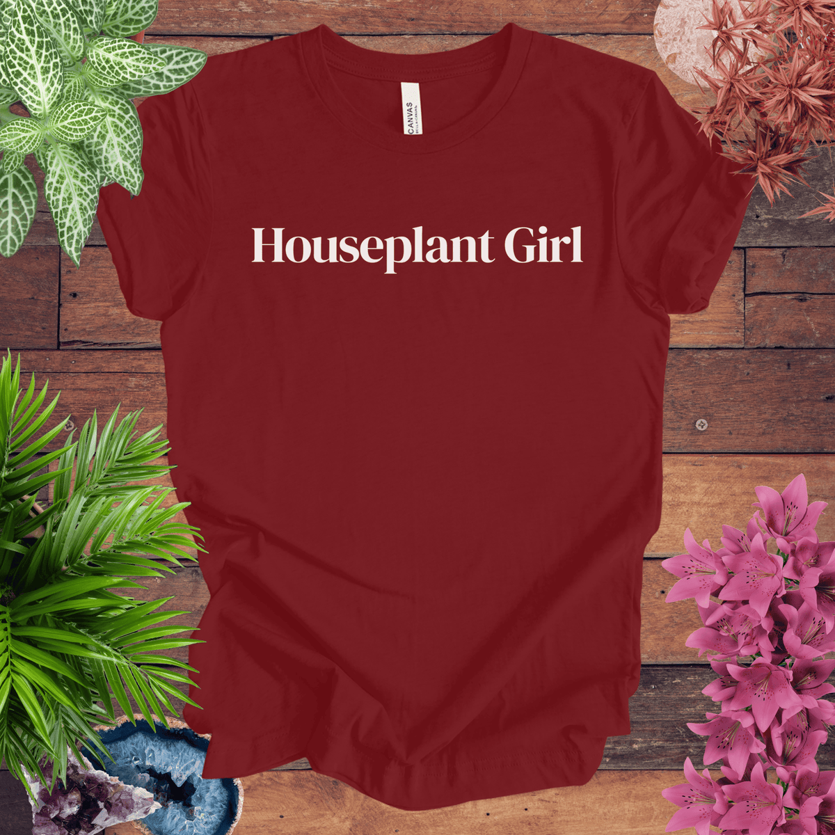 Houseplant Girl T-Shirt Gift For Plant Lover
