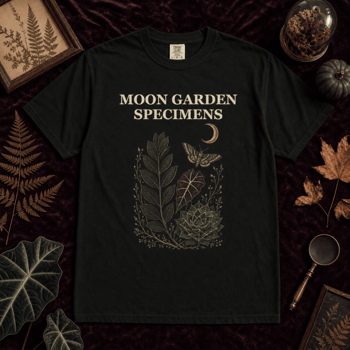Gothic Herbarium Halloween Shirt - Plant Witch Tee Gift For Plant Lover