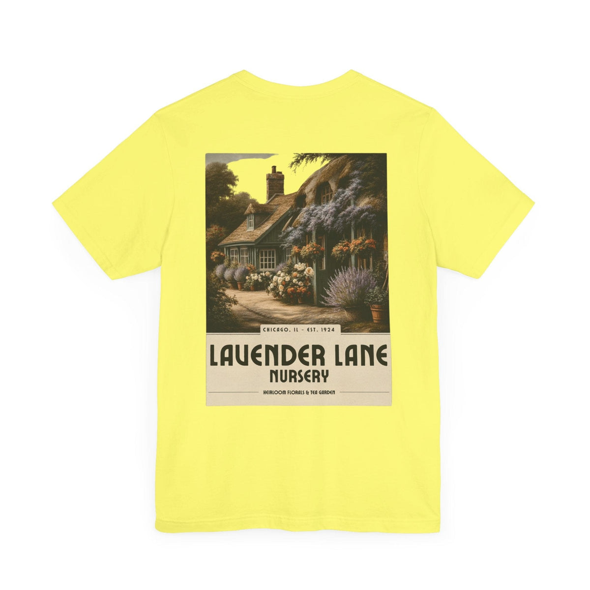 Lavender Lane Nursery Vintage Tee | Heirloom Floral T-Shirt Gift For Plant Lover