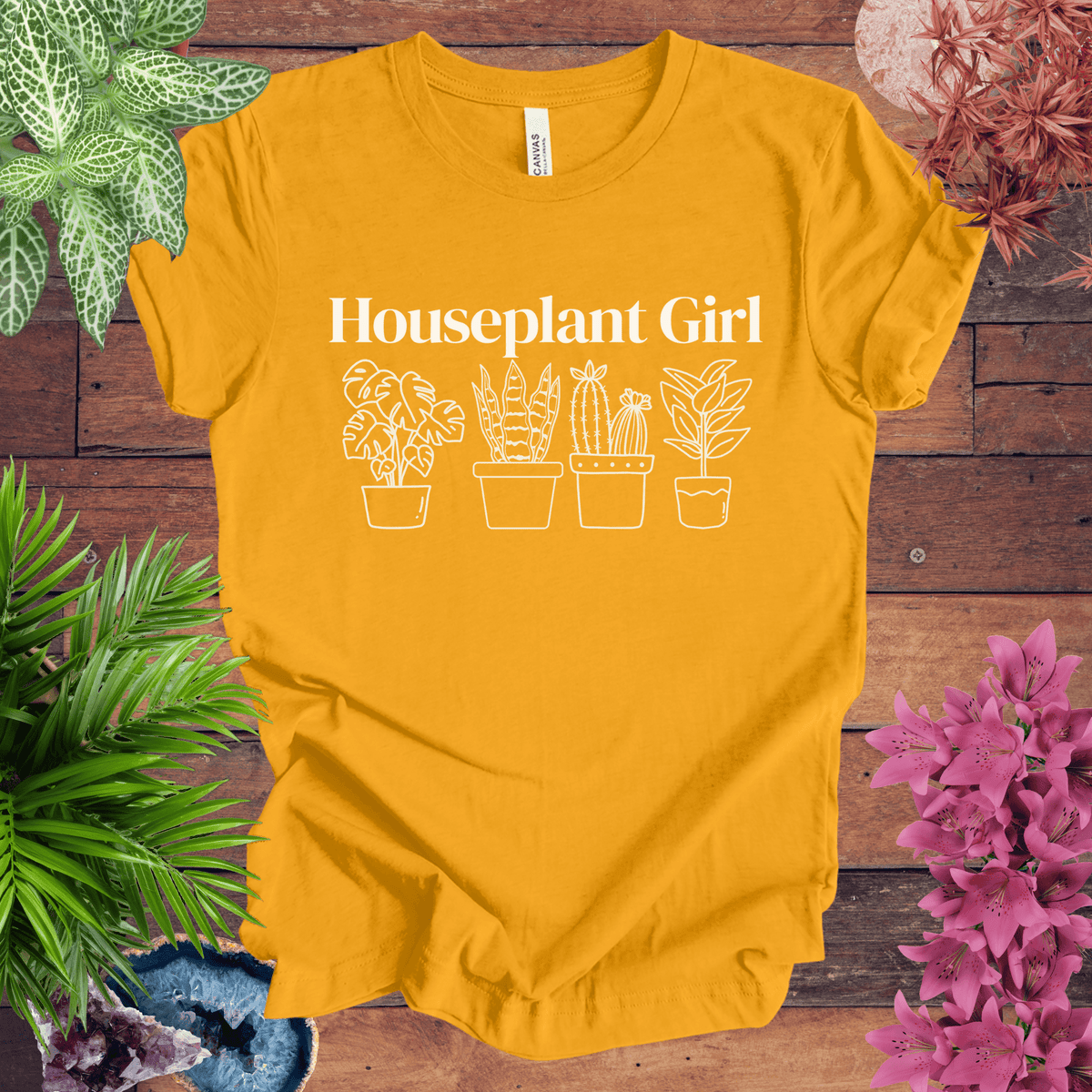 Houseplant Girl T-Shirt Gift For Plant Lover