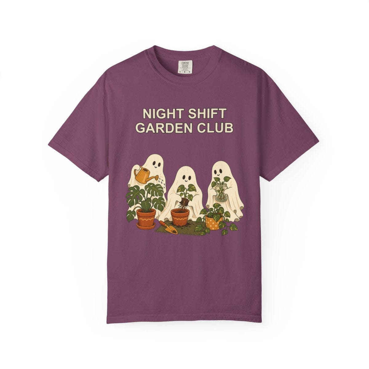 Ghost Gardening Halloween Shirt - Plant Lover Tee Gift For Plant Lover