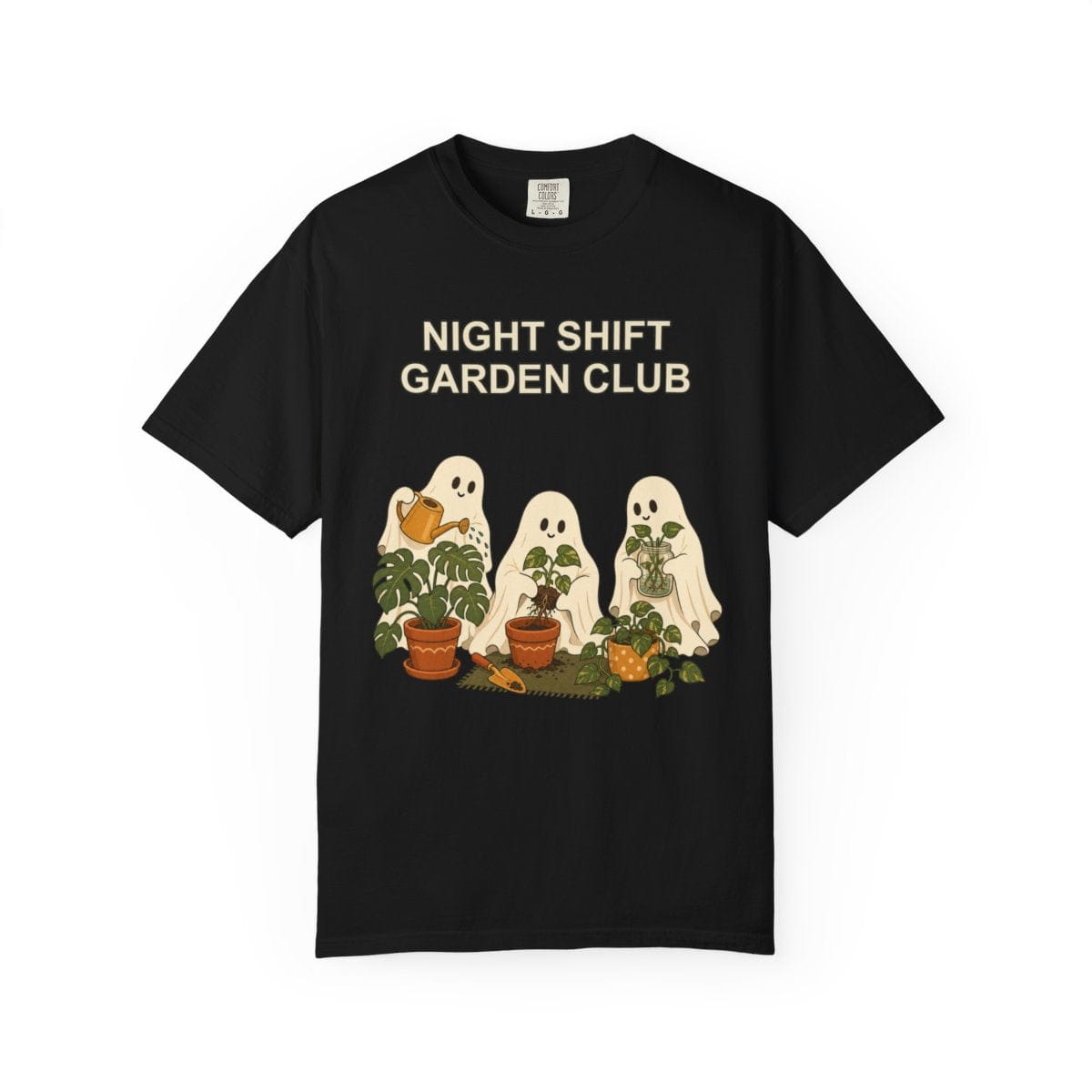 Ghost Gardening Halloween Shirt - Plant Lover Tee Gift For Plant Lover